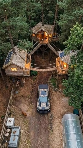 Autonomous Tree Houses in the Forest | Off-Grid Life Above the Ground #treehouse #autonomoushome #offgridliving #forestlife #treehouselife #remoteliving #selfsufficient #cabinvibes #natureescape #minimalistliving #sustainableliving #offgridhome #forestcabin #quietlife | Dream House