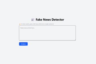 Fake News Detector