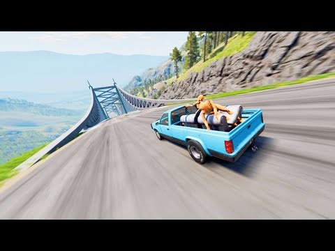 Full Throttle INSANE Long Downhill Mayhem! | BeamNG.drive Epic Crashes & Speed Test #4