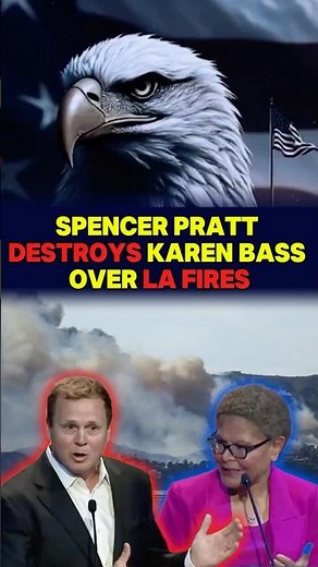 Spencer Pratt DESTROYS Karen Bass Over LA Fires! 🔥 #losangeles #shorts #wildfires