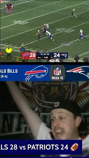 Drake Maye LEAD BLOCKING on Massive Treveyon Henderson TD run vs Bills 🔥🏈 #NFL #DrakeMaye #Bills