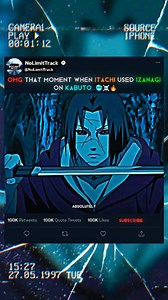 The 7Th Creator on Instagram: "Itachi using forbidden jutsu Izanagi against Kabuto 🥶🥶 #anime #itachi"