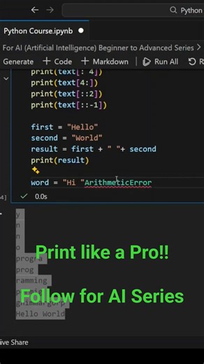 This "*" operator breaks the rules! 😱 #coding #strings #tutorial #programming #education #python