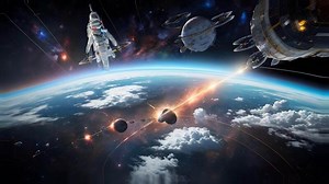 the space probe Deep Impact mission