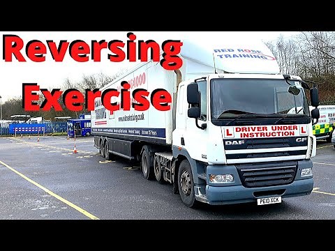 Class 1 (Cat C+E) Reversing Exercise. Drivers POV. EASY!