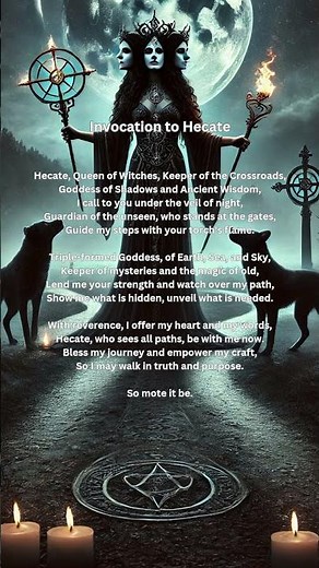 🌙 Invocation to Hecate - Goddess of the Crossroads 🔥✨