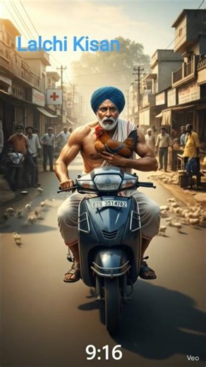 Kalchi Kisan aur murgi ki story #shortsvideo #ai #indianfarmer