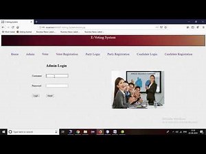 E-Voting System Java Project || JDBC || SERVLET || JSP || Apache Tomcat Server || NetBeans || MySQL