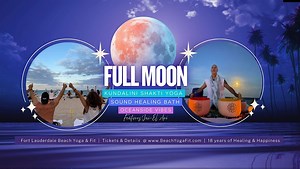 Full MOON ☾ Kundalini Yoga. Sound Healing. Oceanside Vibes
