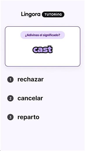 ¿Qué significa “cast”?