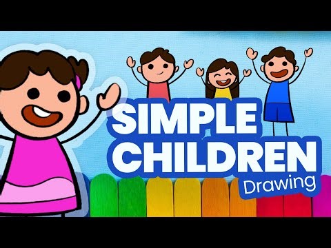 Happy children's Day I How to Draw Happy Children’s Day | Simple Drawing | Step by Step Easy Drawing