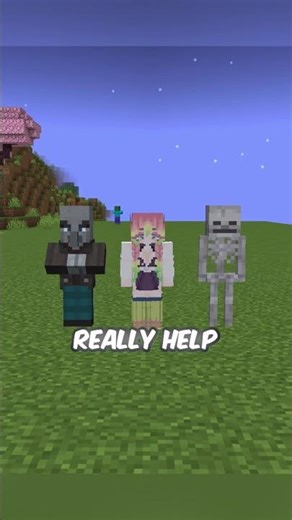 Minecraft Secret Trick: Turn Pillagers Harmless 😳 #minecraft