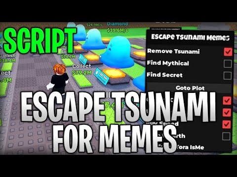 [🔥NEW] Escape Tsunami for Memes Best Script Auto Farm & Remove Tsunami Roblox 2026