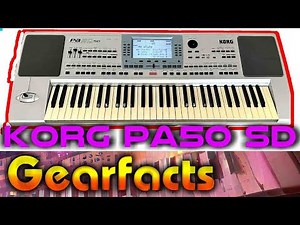Korg PA50SD Synth keyboard: A relationship where you do all the work
