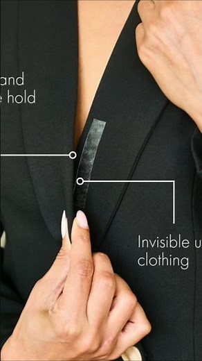 Fearless Tape Double Sided for Clothing Body & Dresses 50 Strips Clear Fabric Tape for Clothes Skin