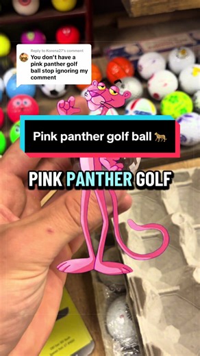 Buy Used Golf Balls: Pink Panther & Rainbow Options