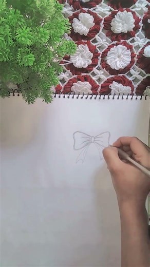 #easy Bow drawing tutorial 🎀..