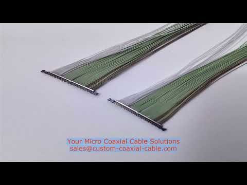 micro-coaxial cable controlled bend radius 20647-068E-01 MINIFLEX 5-BFN II LONG ACT 32P Pressure Coo