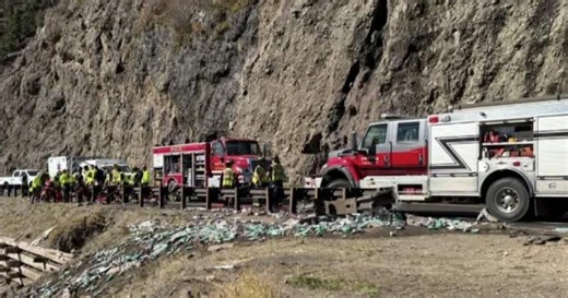 Truck driver dies after going off side of Wolf Creek Pass