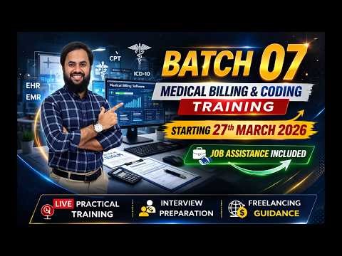 Medical Billing & Coding Training – Batch 07 Registration Open | Live Practical Classes