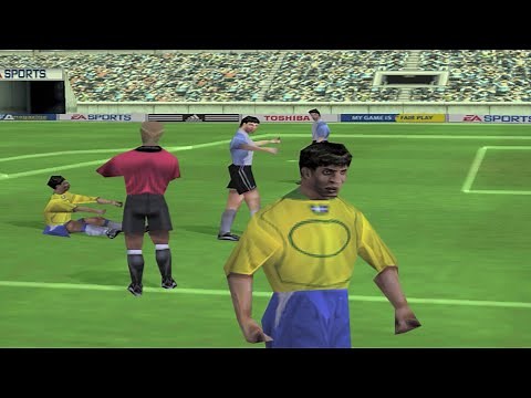 FIFA 2005 - PS1 Gameplay (4K60fps)