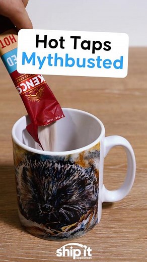 Hot Taps = Happiness (we don't make the rules) Save 40% on taps now on our website! #modernkitchen #kitchenmusthaves #kitchentips #fyp