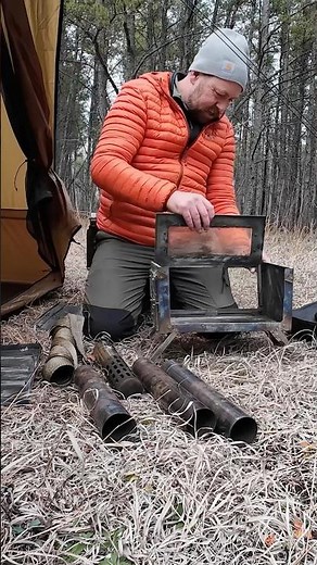Hot Tent Camping - Pomoly Chalet 70 Pro & Firehiking Wood Stove #camping #outdoors #bushcraft