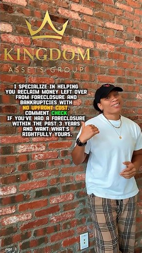 Comment CHECK to see if you have money waiting for you after your foreclosure #foreclosure