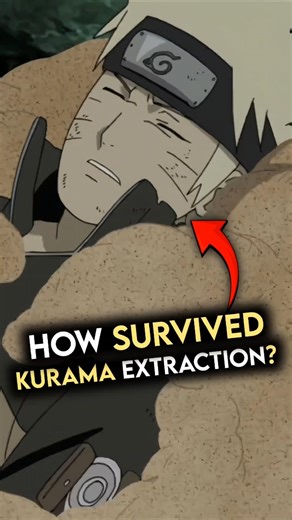 Why Naruto Almost Died When Kurama Was Extracted but Kushina Survived!