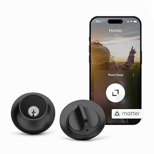 Level Lock Smart Lock - World's Smallest, Most Beautifully Designed Matter-Over-Thread Deadbolt - Level App for iOS