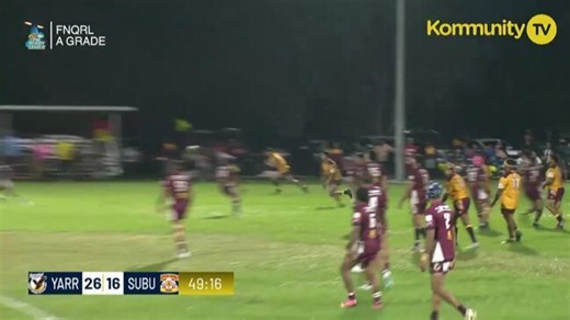 Amaziah Murgha incredible run and Rhys Murgha finishes the try (A-grade)