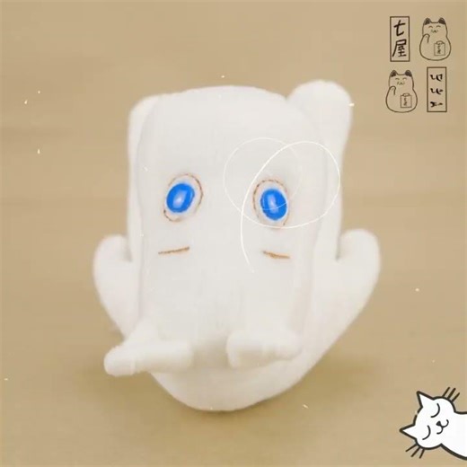 ตุ๊กตา มูมิน จอมซน Standard 16 cm ✅ [Moomin Characters] Moomintroll Plush Gakken Sta : Ful Original