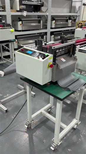 Mesh Fabric Automatic Cutting Machine | Factory Demo