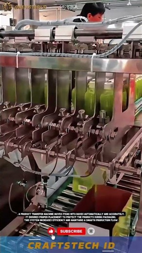 Automatic Bottle Packing Machine – Beverage Bottles Transfer to Boxes #industrialmachine #machine