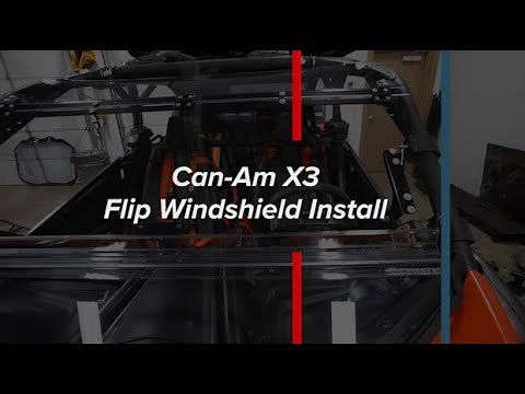 How to Install a Flip Windshield on CAN-AM MAVERICK X3 | SuperATV