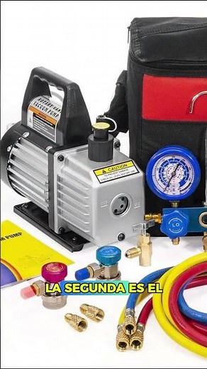 Bomba de vacío para refrigeración #bombasdevacio #refrigeración #aireacondicionado