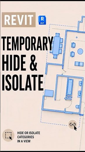 Revit Basics: Temporary Hide & Isolate