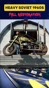 1960s Soviet Iron Resurrection ❗❗ #motorcycle #soviettank #shorts #restoration