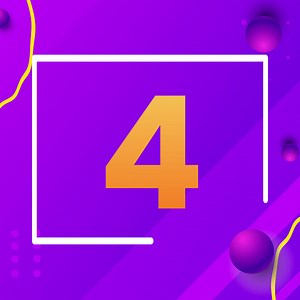 Abstract Number Design | Free Stock Video Footage