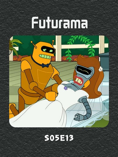 Bender changed his gender to a female robot and married Calculon.#fyp #foryou #cartoon #futurama #usa🇺🇸