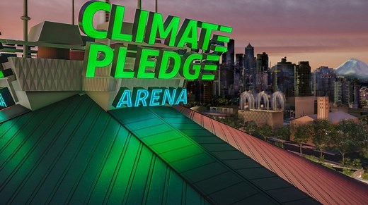 Seattle's KeyArena gets new name: It's now called Climate Pledge Arena