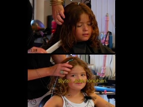 Moms- How to cut curly hair- Kids haircut