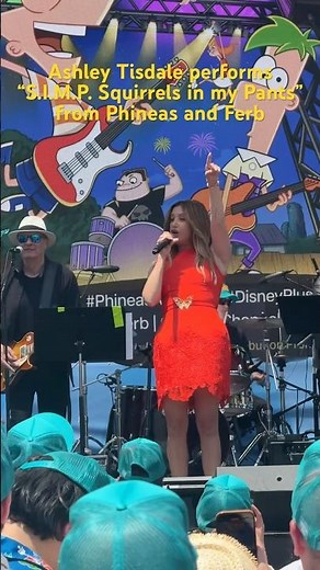 Ashley Tisdale performs “S.I.M.P. Squirrels in my Pants” from Phineas and Ferb
