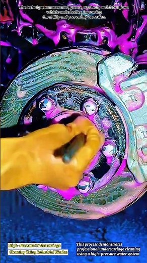 High-Pressure Undercarriage Cleaning Using Industrial Washer