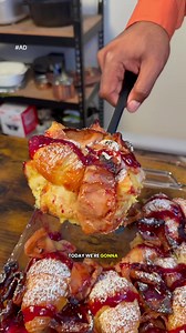 Monte Cristo Croissant Casserole recipe