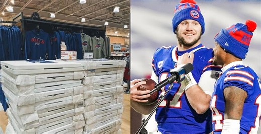 Sports store stocks up on folding tables for Buffalo Bills fans to jump through | Sports