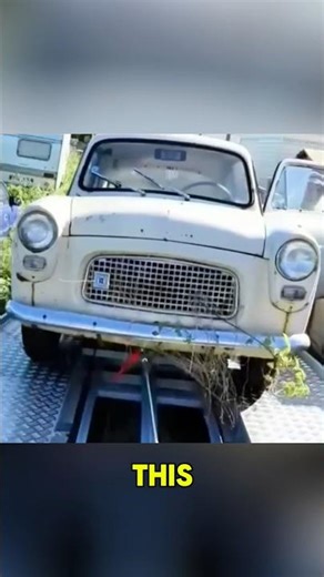 Abandoned Ford Anglia turned into a wild turbo build 😳🔥