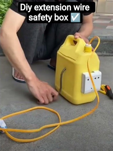 diy extension wire safety box #diy #creative #reallifehacks