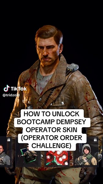 HOW TO UNLOCK BOOTCAMP DEMPSEY OPERATOR SKIN (OPERATOR ORDER CHALLENGE) #gaming #fyp #callofduty #blackops7 #warzone