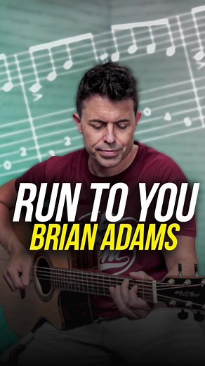 Introducción sencilla y bonita 🎸 Run to You - Brian Adams 🎵 #music #guitarist #musician #song #guitarra